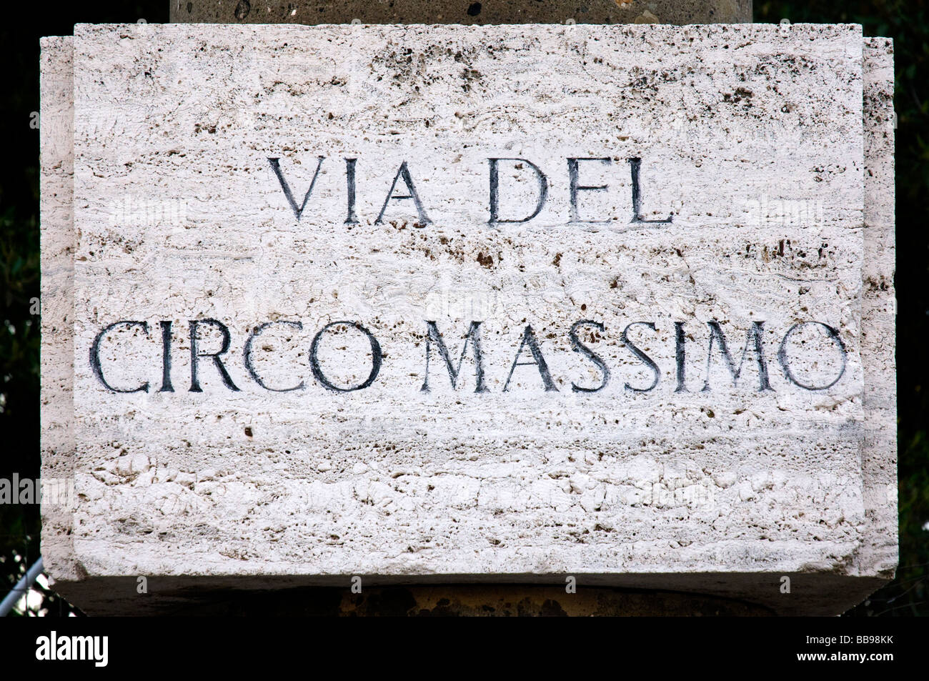 Via del Circo Massimo Rome Italie Banque D'Images