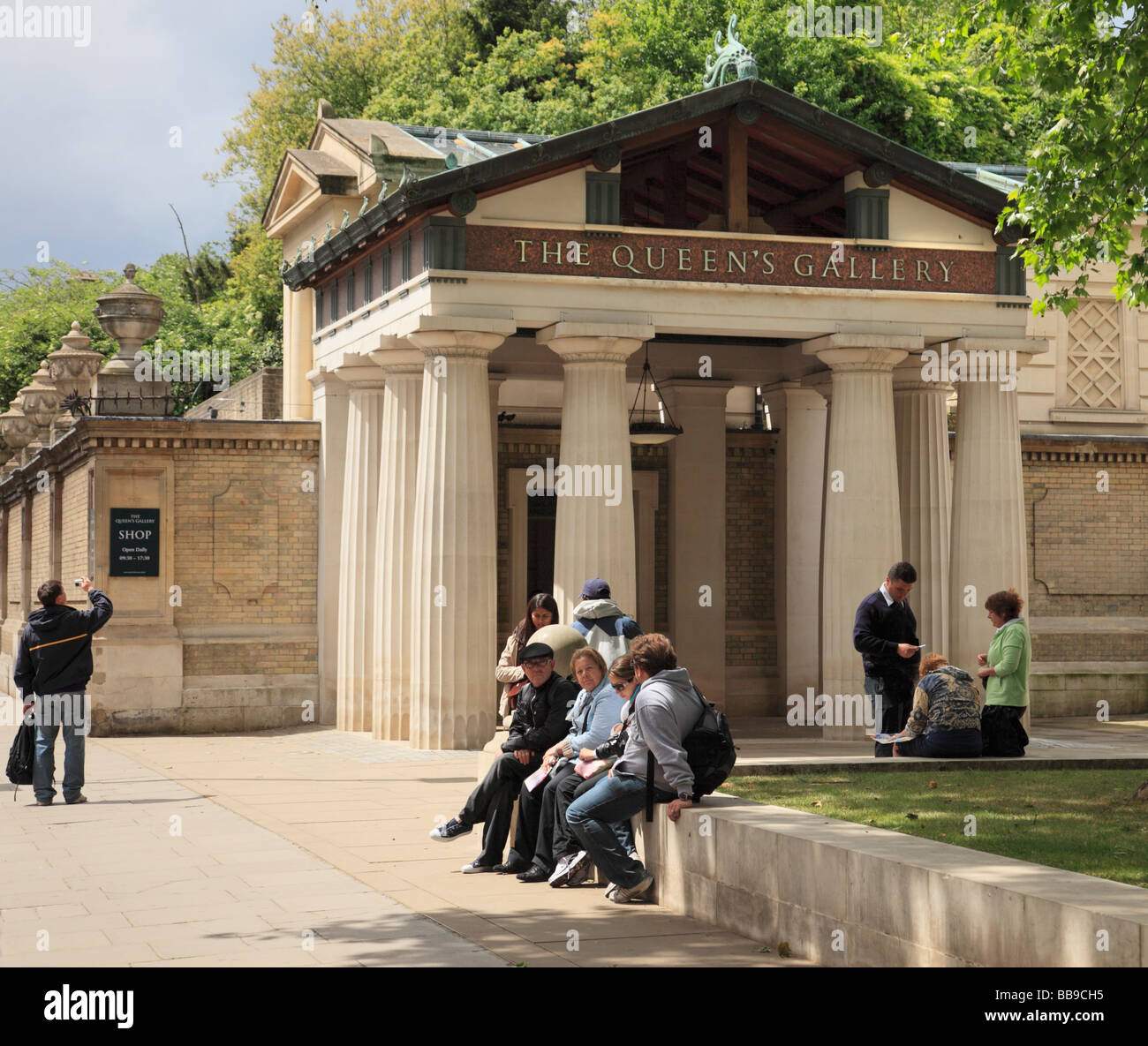 La Queens Gallery. Le palais de Buckingham, Londres, Angleterre, Royaume-Uni. Banque D'Images