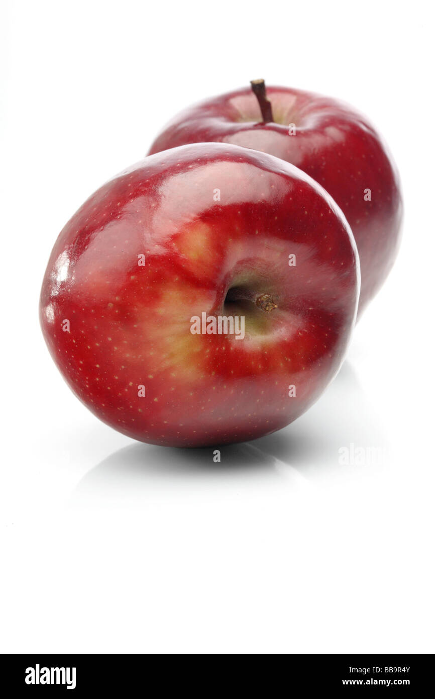 pomme rouge Banque D'Images