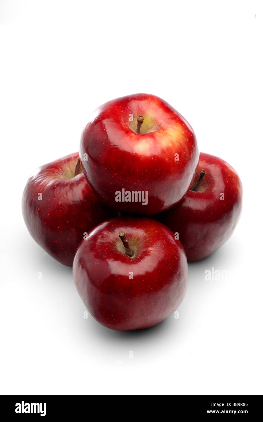 pomme rouge Banque D'Images