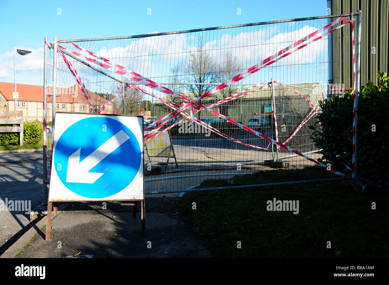 Travaux en cours Banque D'Images