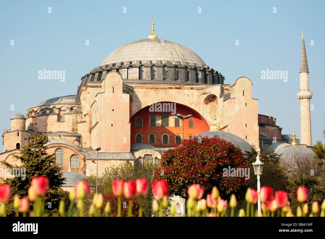 L'Aya Sofia à Sultanahmet Istanbul Turquie Banque D'Images