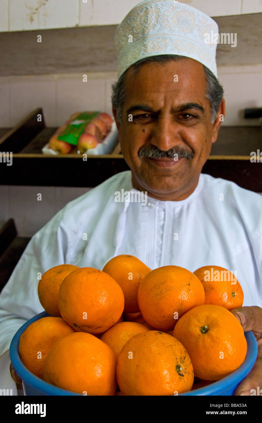 Vendeur Muscat Oman Banque D'Images