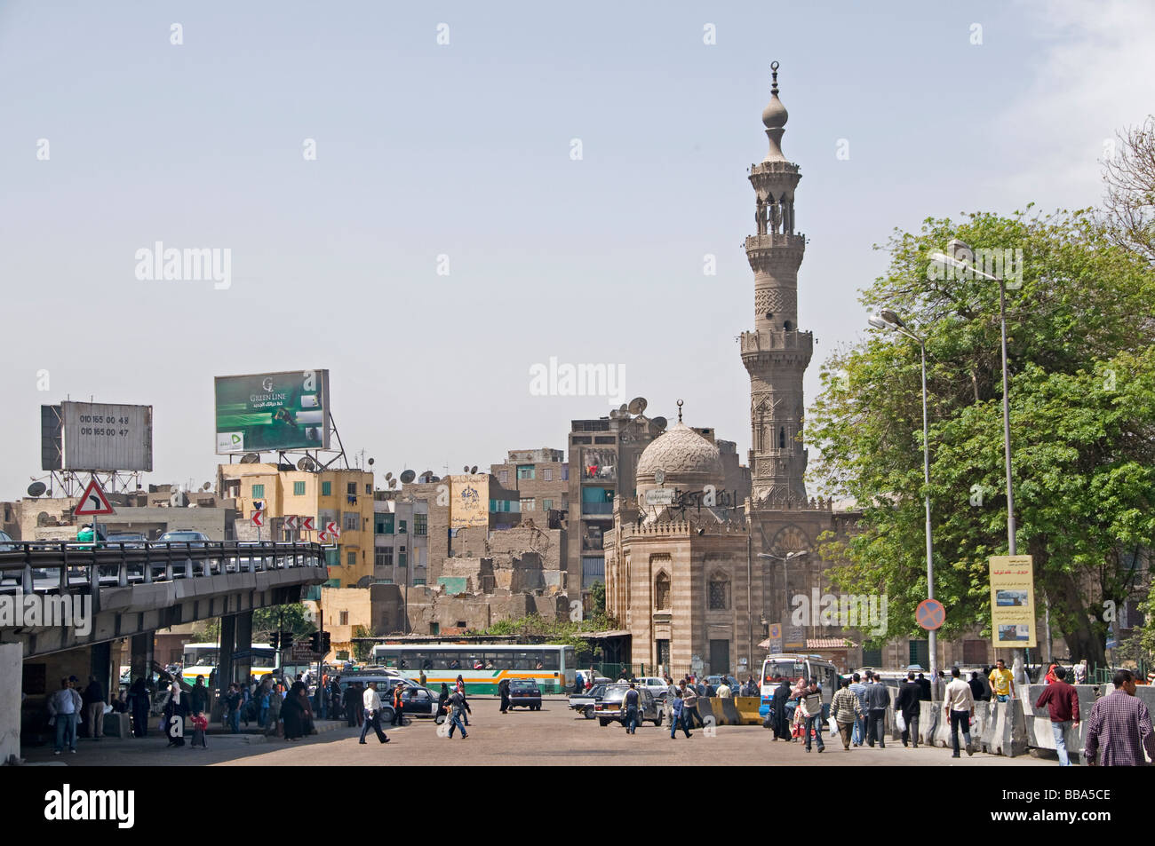 Le Caire Égypte mosquée Sultan Hassan Ali mosquée rifai Banque D'Images