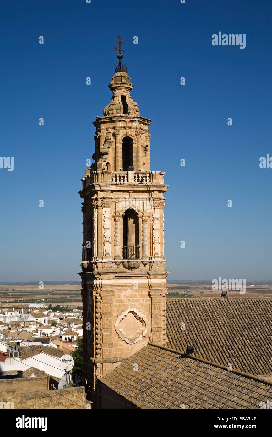 Eglise et tour de La Merced Osuna Séville Andalousie Espagne Banque D'Images