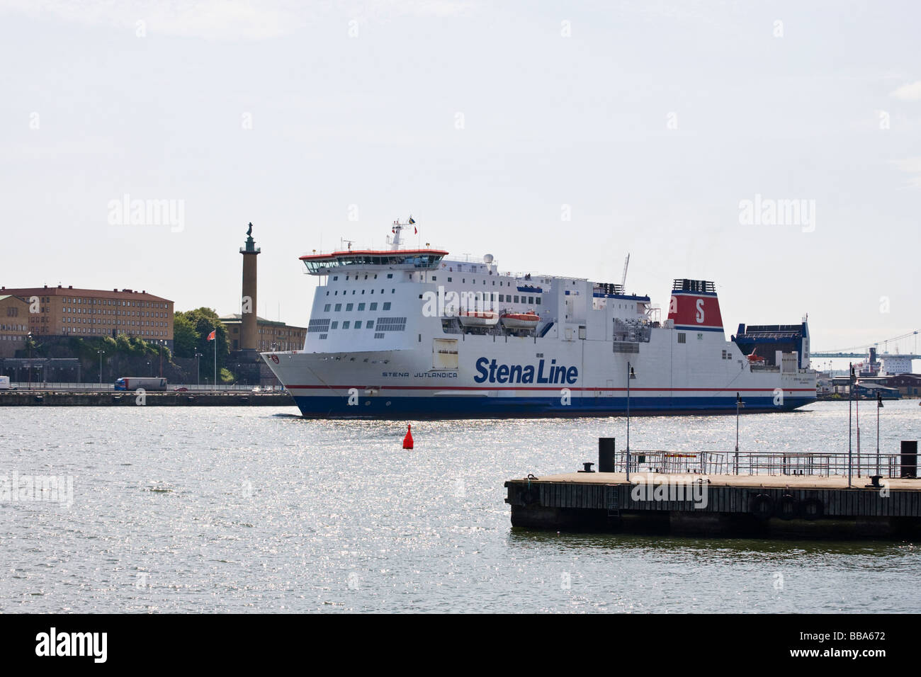 Le Ferry du Danemark à la Suède à Göteborg Banque D'Images