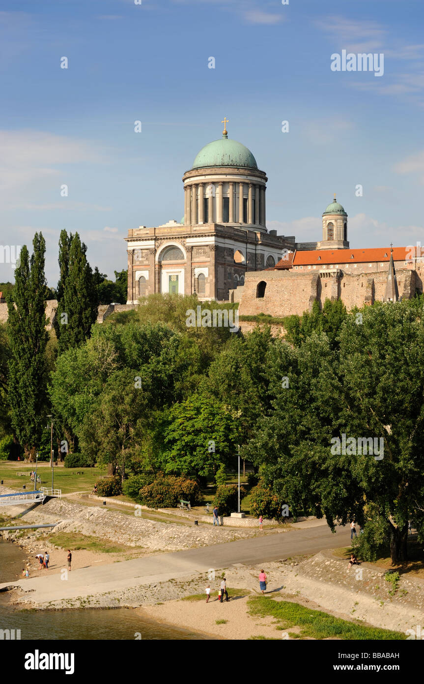 La basilique de la cathédrale d'Esztergom en Hongrie Banque D'Images