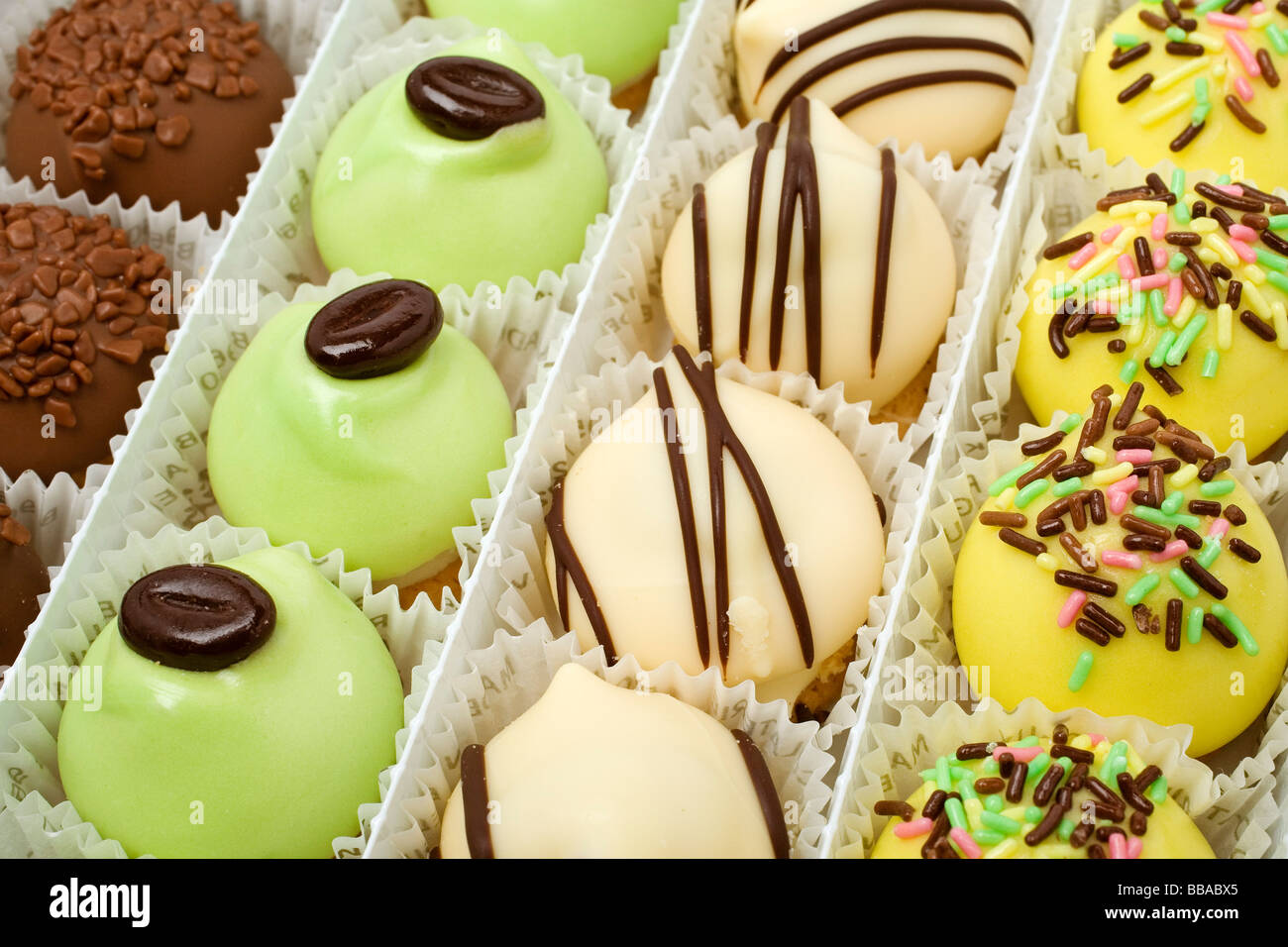 Dulces y Pasteles bonbons et gâteaux Banque D'Images