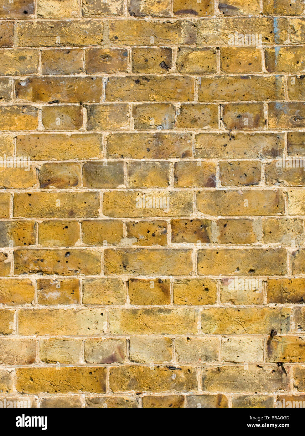 Mur de briques construite London Stock joué en anglais Bond London UK Banque D'Images