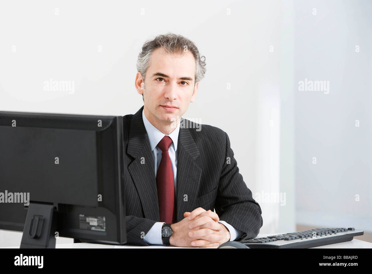 Le portrait d'une Amérique business manager Banque D'Images