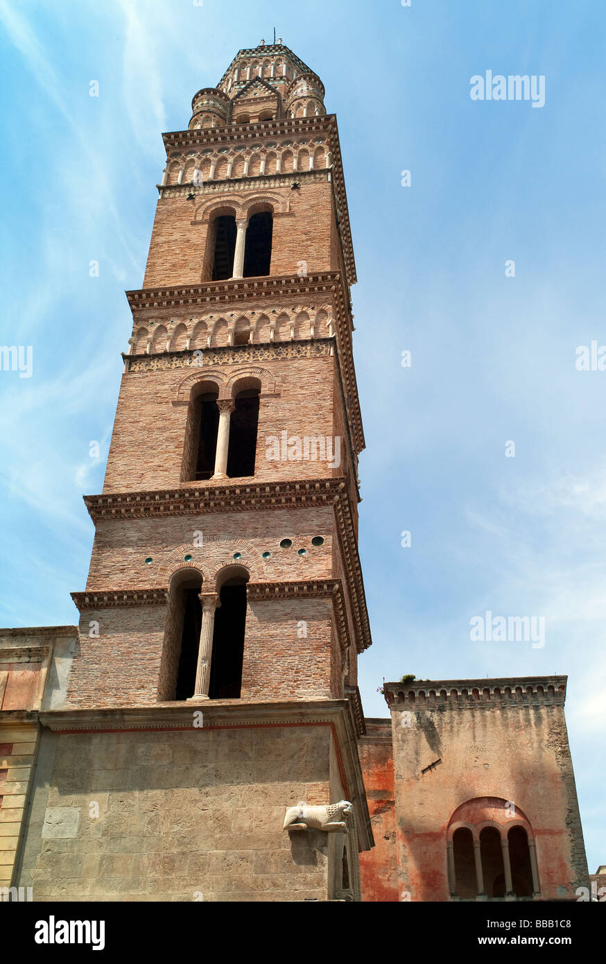 Gaeta Italie Basilique Tower Banque D'Images