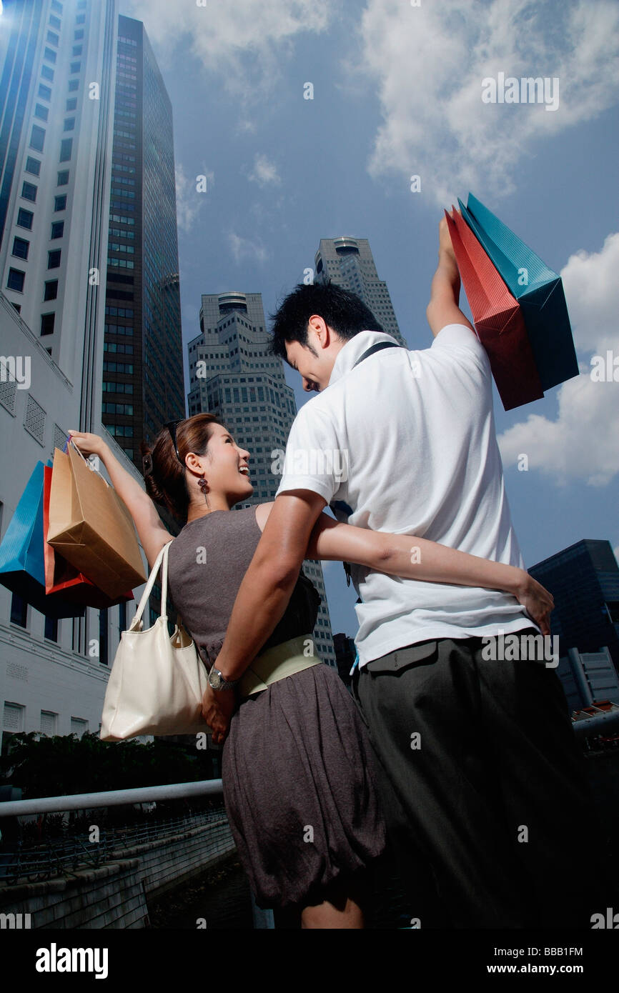 Quelques rendez-vous shopping together Banque D'Images