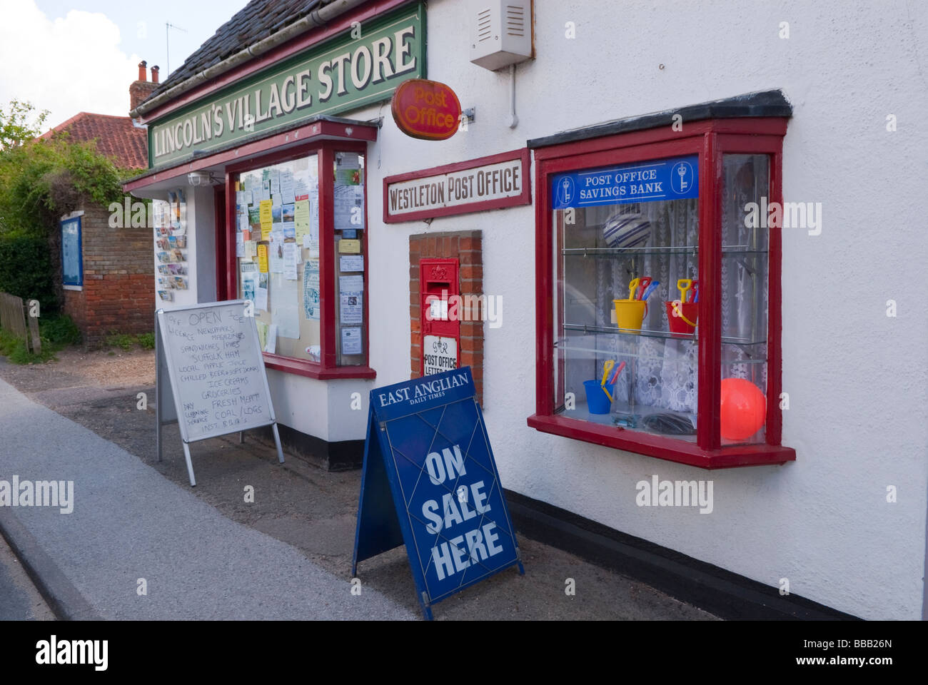 Bureau de poste westleton Banque de photographies et d’images à haute