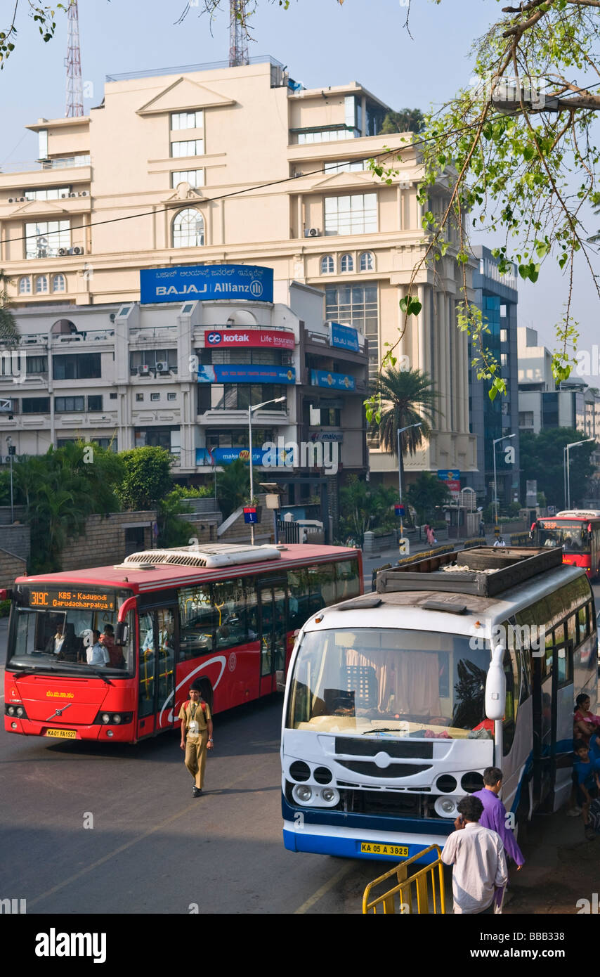 Residency Road Bangalore Karnataka Inde Banque D'Images