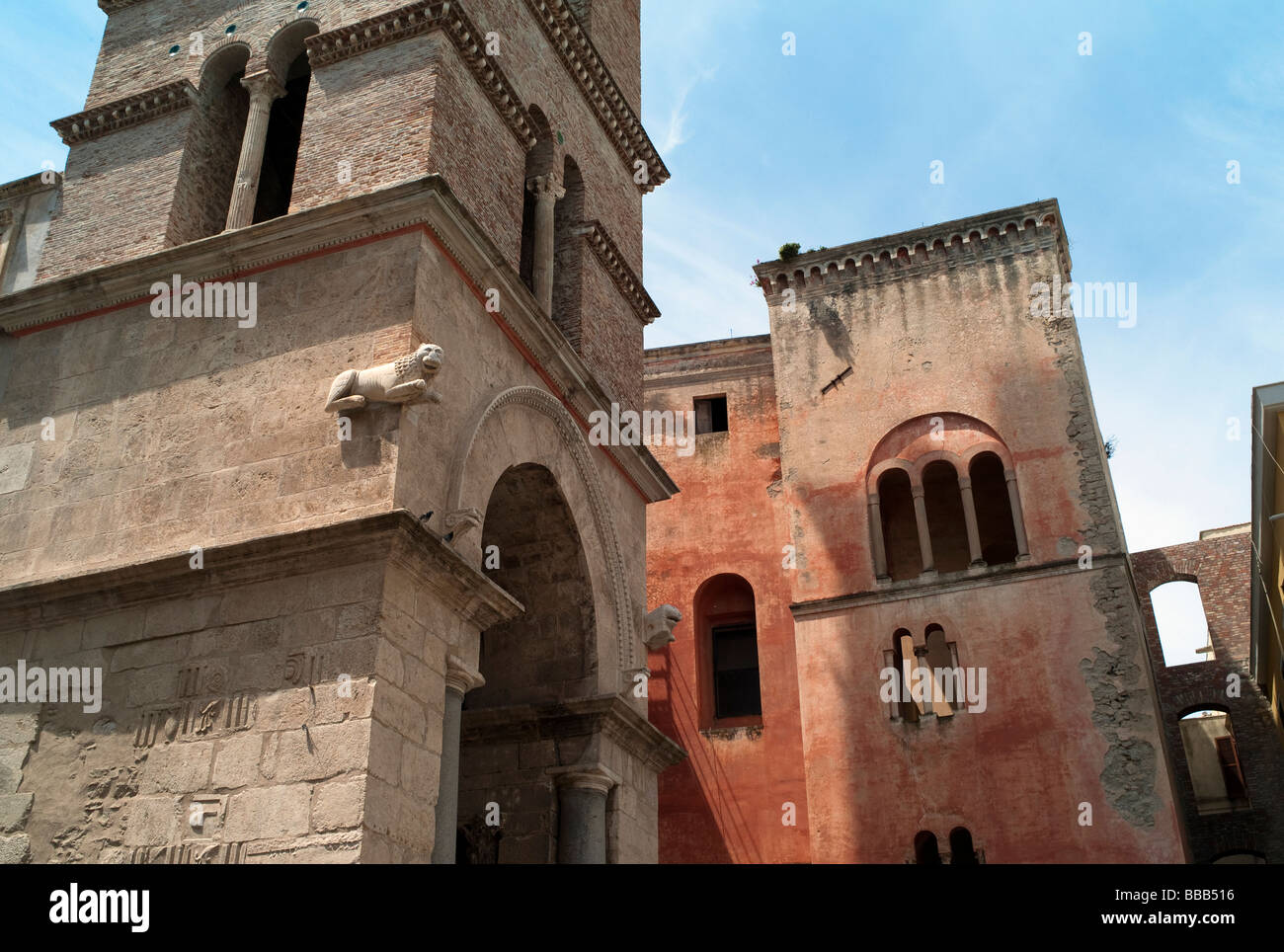 Gaeta Italie Basilique Tower Banque D'Images