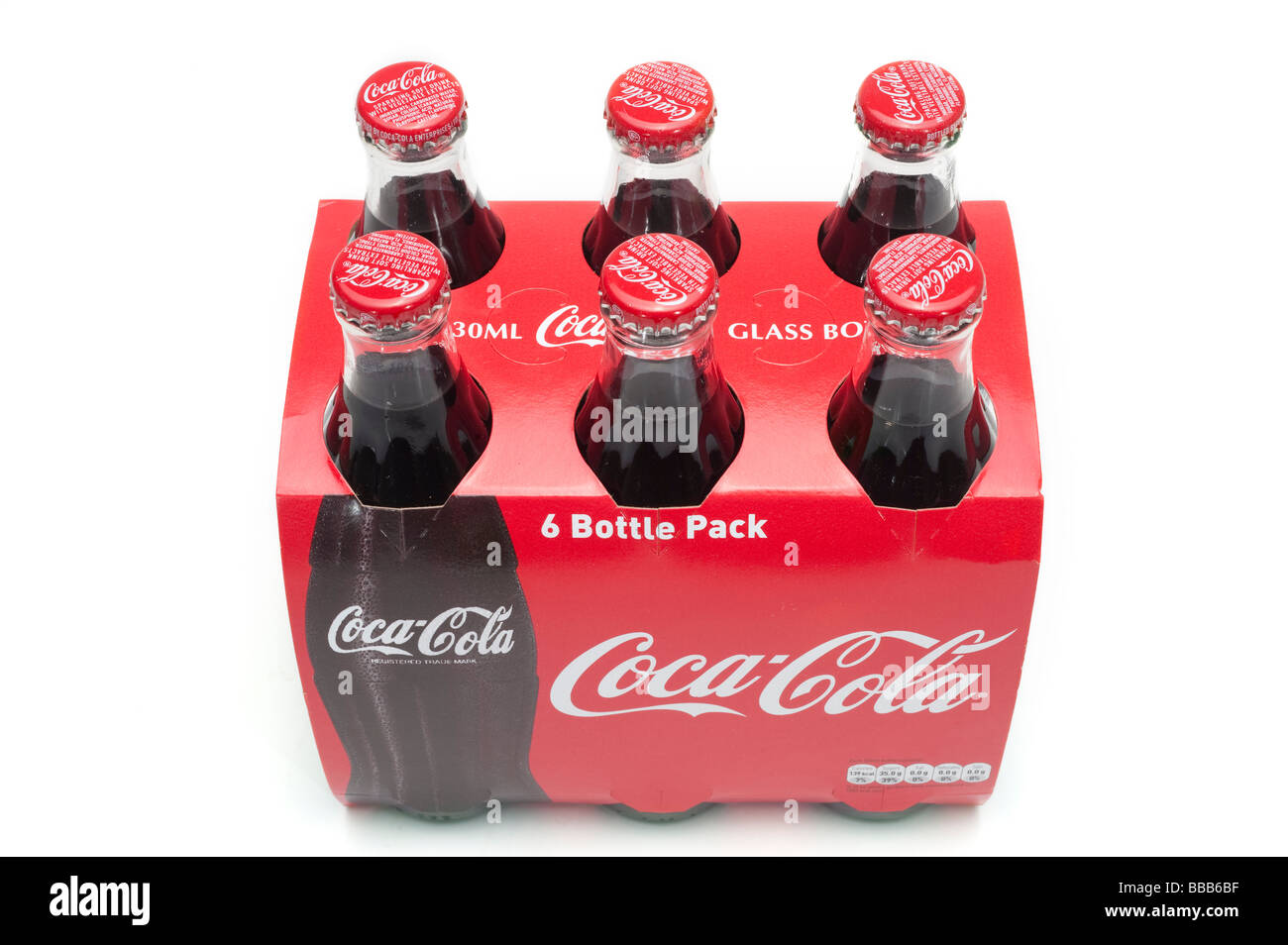 6 flacon de verre Coca Cola Photo Stock - Alamy