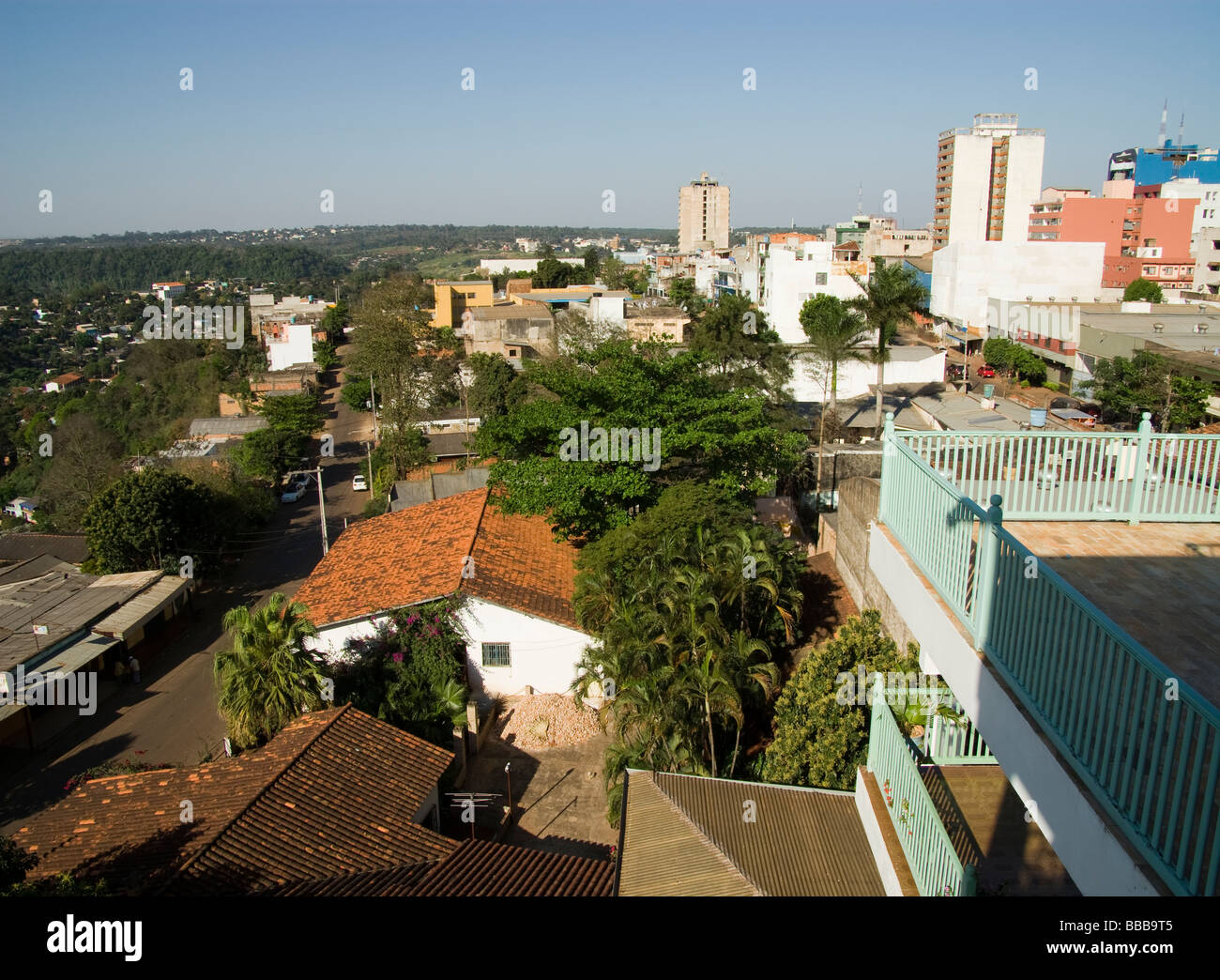 Le Paraguay.Ministère Alto Paraná.Ciudad del Este.centre-ville. Banque D'Images