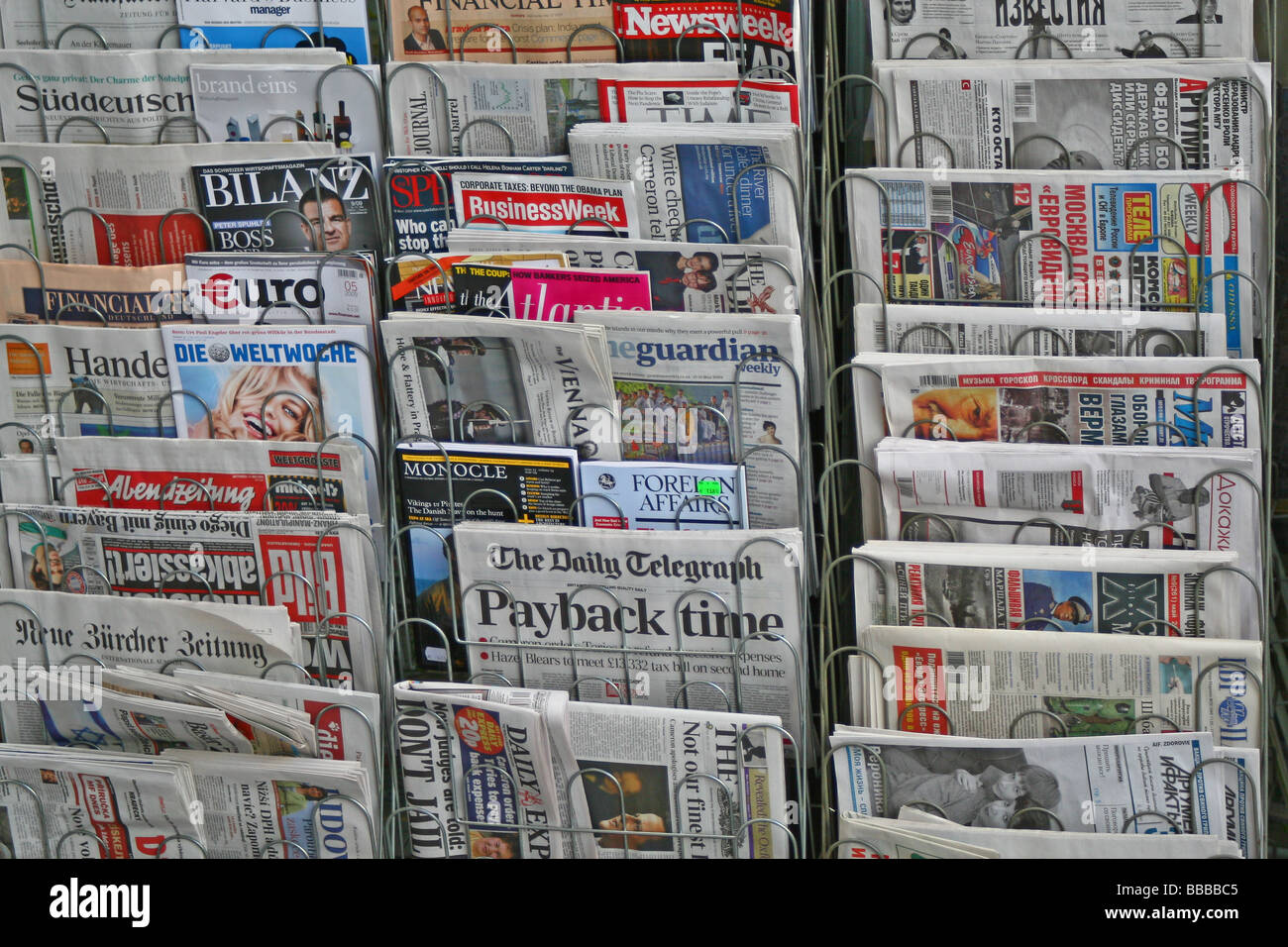 Kiosque à journaux Banque D'Images