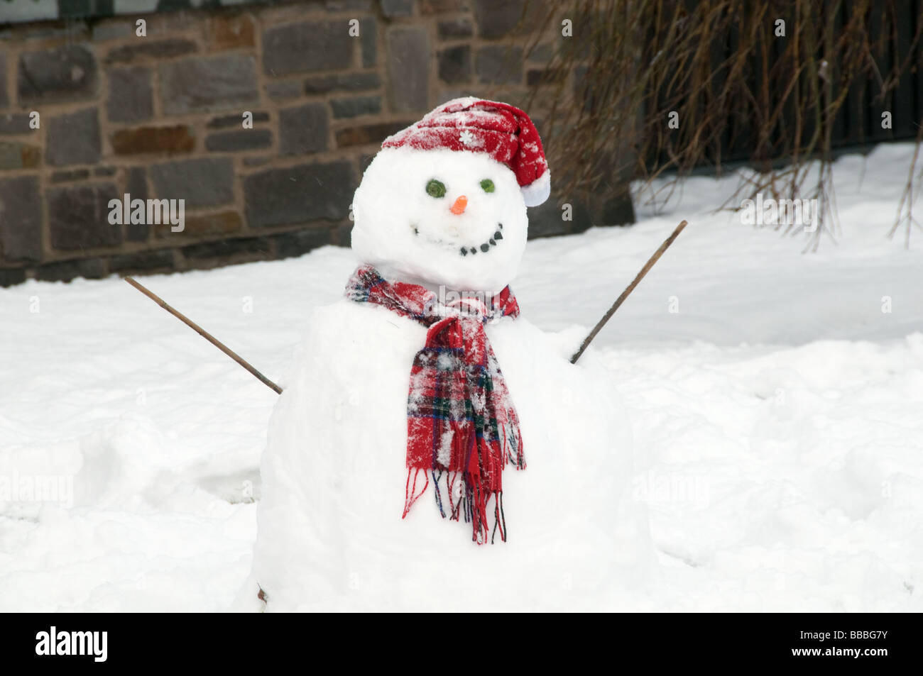 Bonhomme de neige Banque D'Images