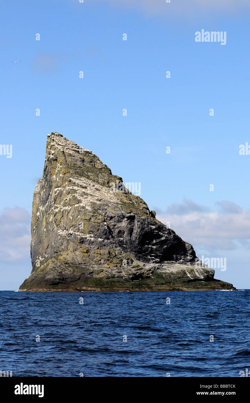 Stac Lee, St Kilda, Western Isles Ecosse Banque D'Images