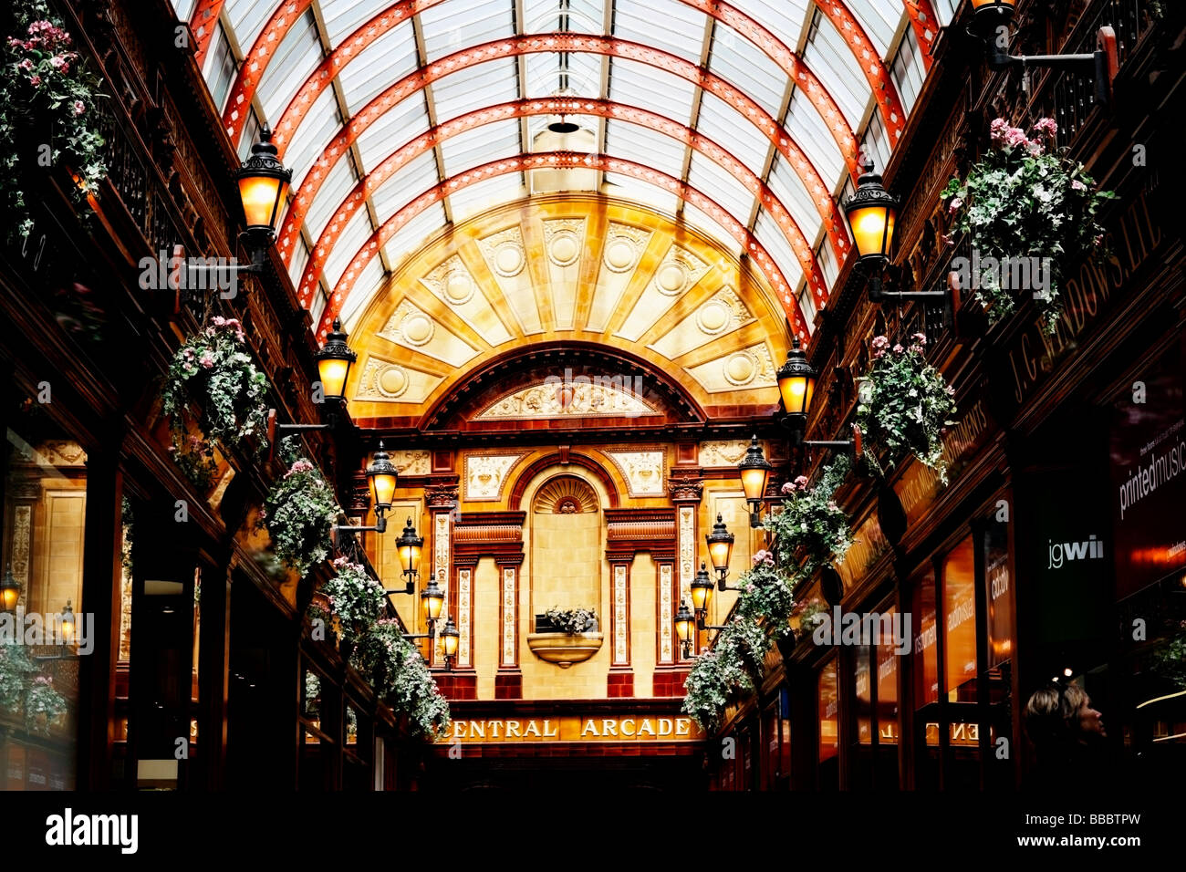 Arcade centrale shopping centre, Newcastle upon Tyne, England, UK. Banque D'Images