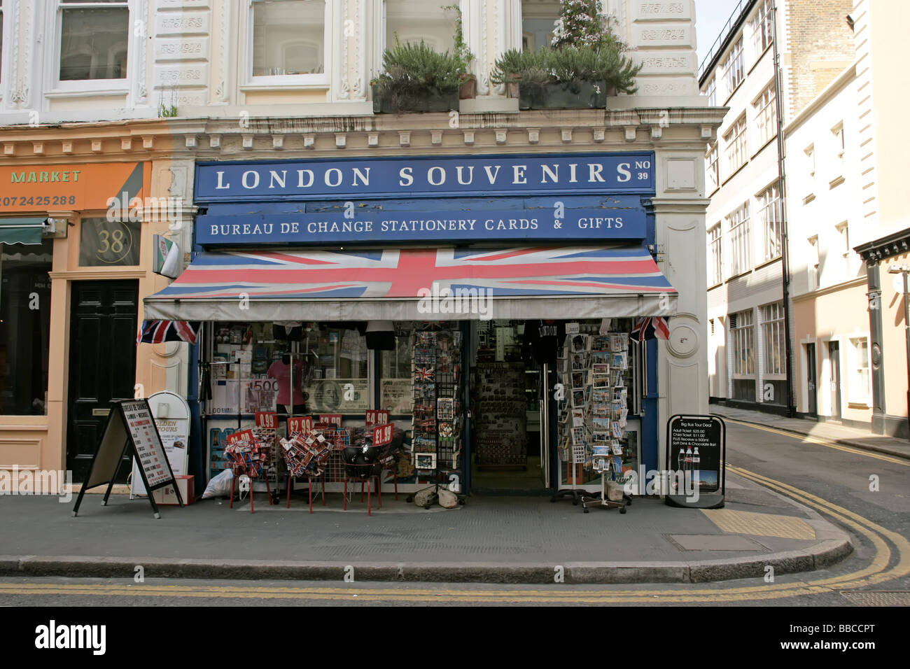 Boutique de souvenirs de Londres à Holborn, London, UK Banque D'Images