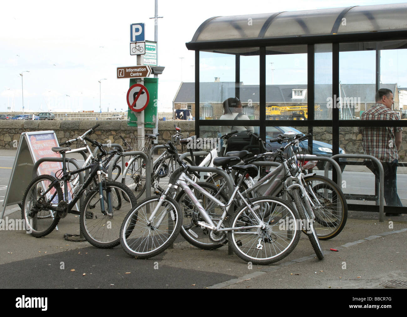 St Peter Port Bailiwick of Guernsey Channel Islands 2009 de l'UE Banque D'Images
