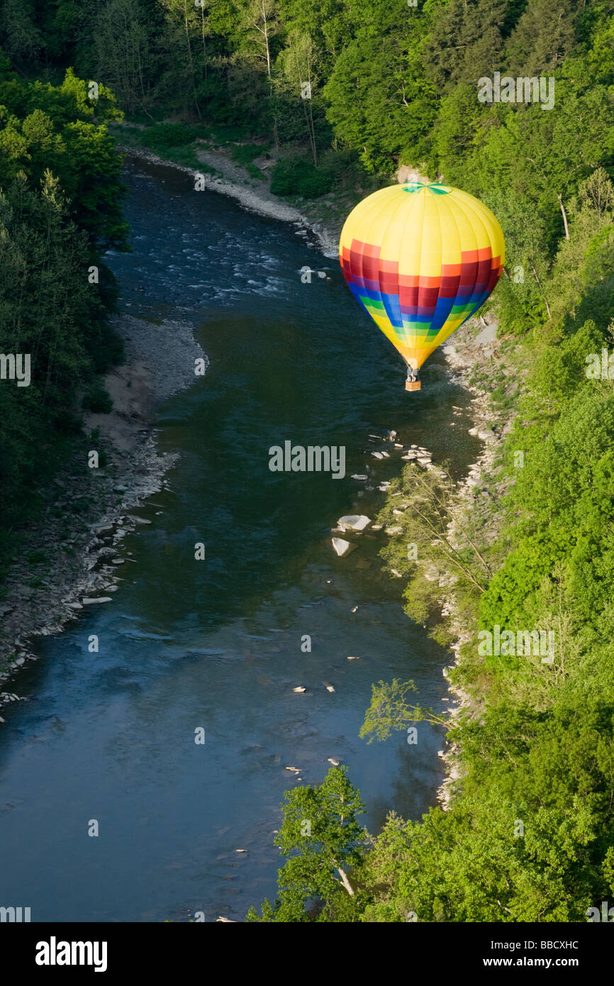 Plus de ballons Letchworth State Park Genesee River Gorge western New York Wyoming Comté Banque D'Images