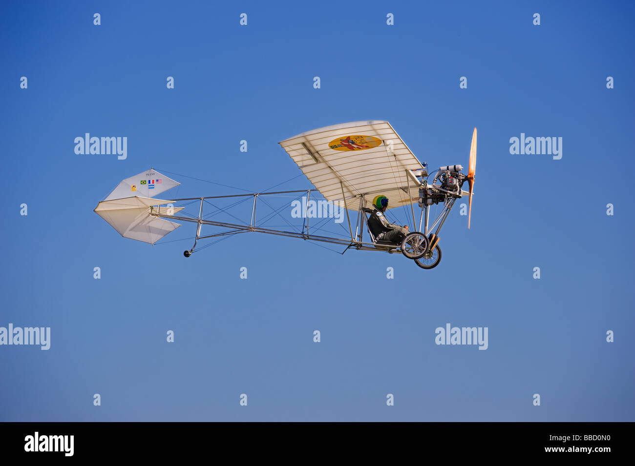 Reconstruction de l'avion historique Banque D'Images