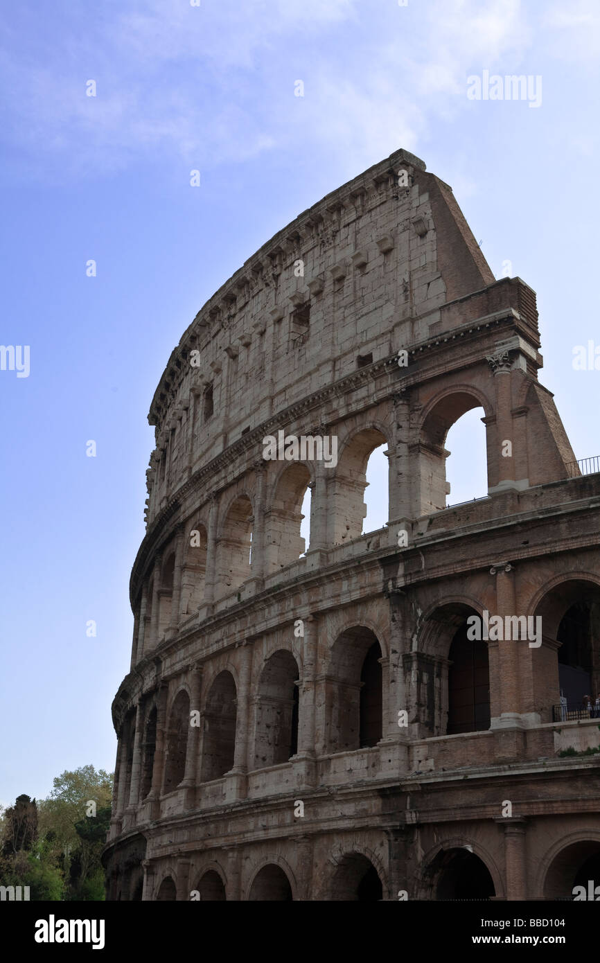 L'Italie, Lazio, Rome, vue du Colisée et de la Via Sacra Banque D'Images