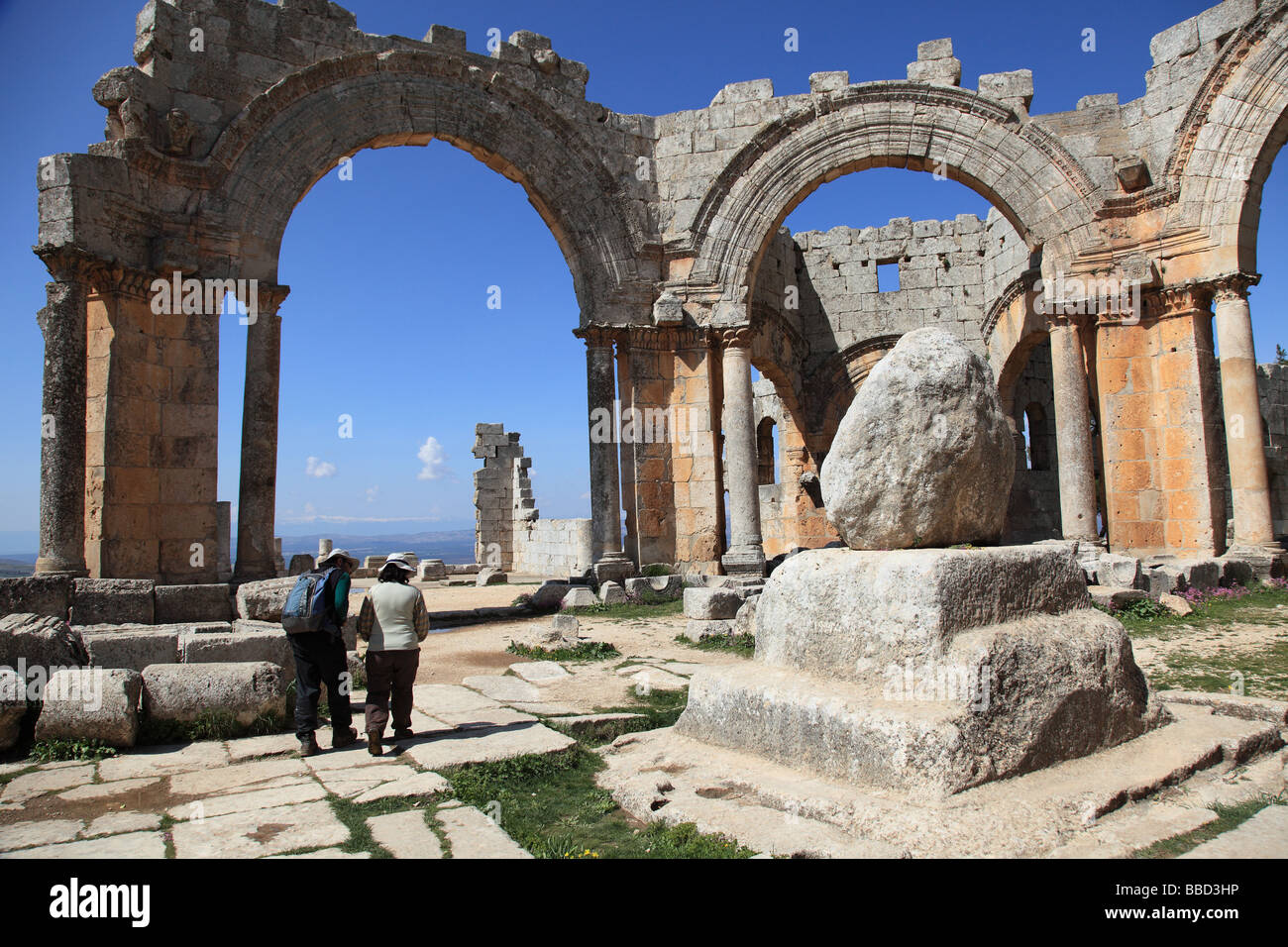 Aleppo Syrie Moyen Orient syrien vieille ville ancienne citadelle Asie religion Alépine musulmans sunnites, Gouvernorat de l'Islam arabe arabe Banque D'Images