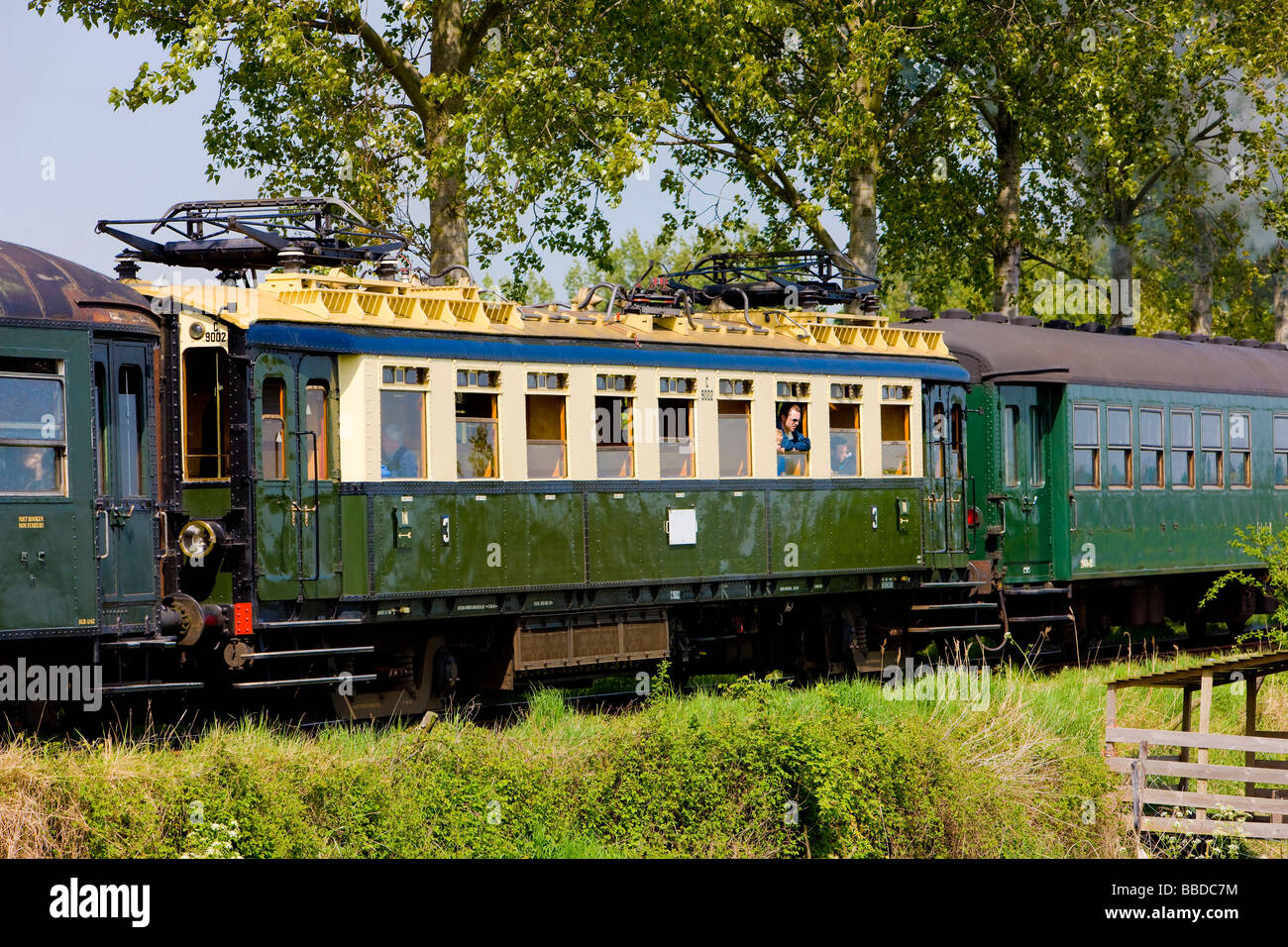 Train va Careno Zeeland Pays-Bas Banque D'Images