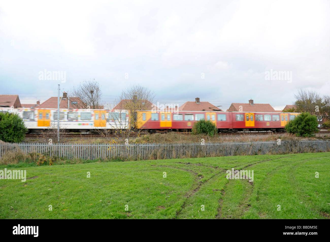 Metro train London United Kingdom Banque D'Images