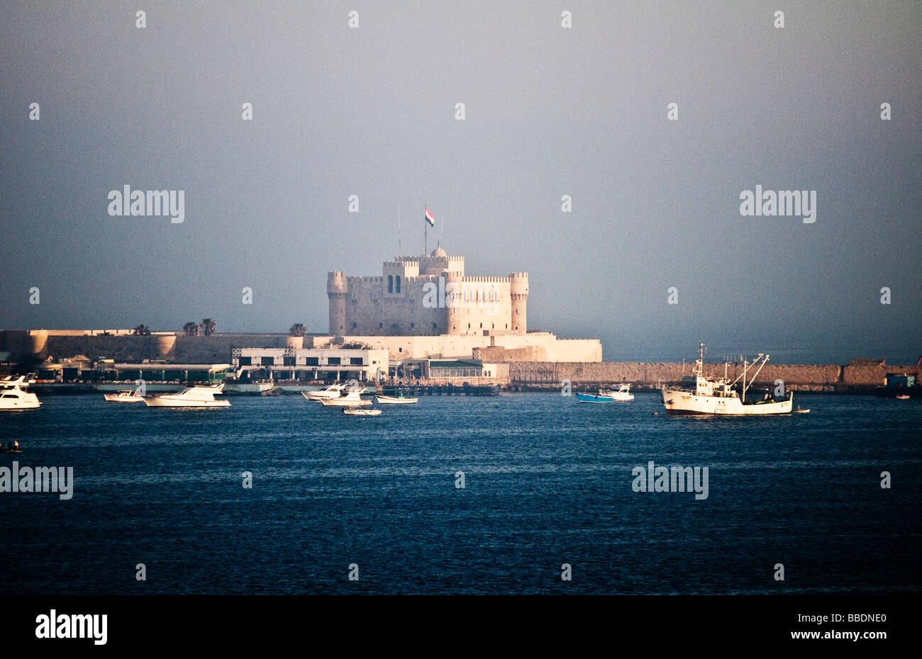 Fort Qaitbey à Alexandria Egypte Banque D'Images