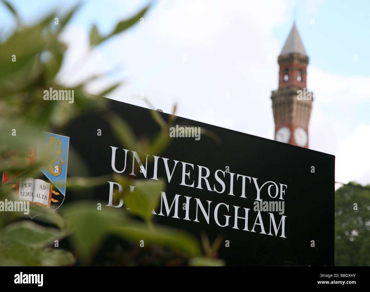 Université de Birmingham Banque D'Images