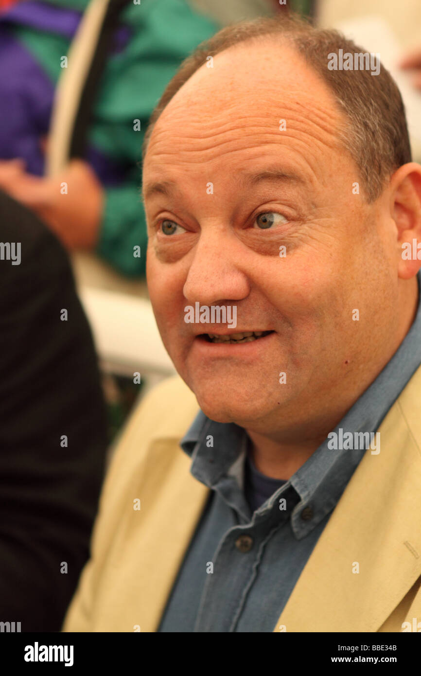 Russell Foster co auteur du livre de la vie des saisons sur les rythmes biologiques de la vie à l'Hay Festival Mai 2009 Banque D'Images