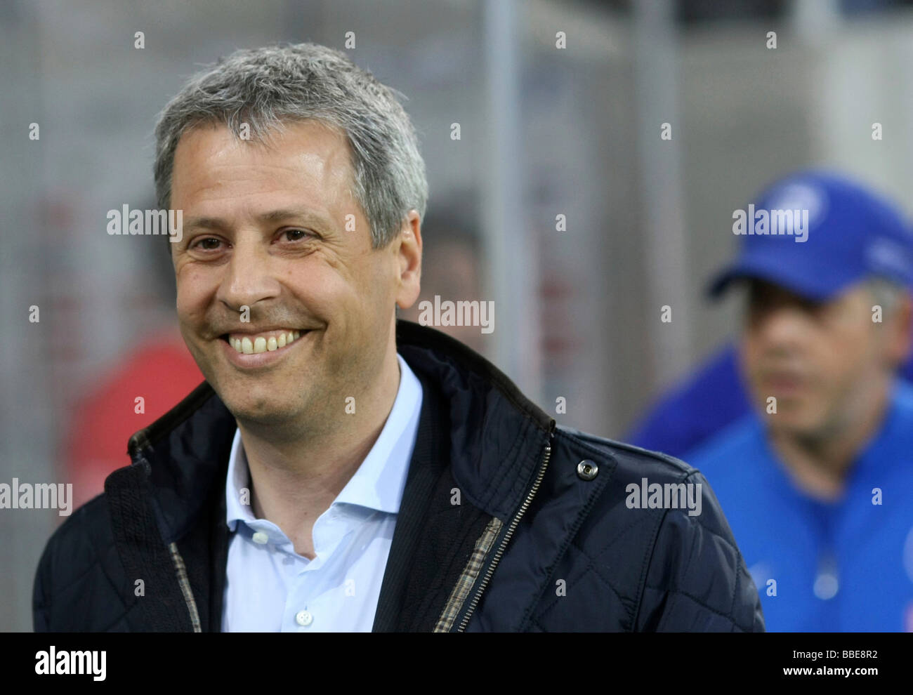 L'entraîneur Lucien Favre, Berlin Bundesliga TSG Hoffenheim football vs 1899. Hertha BSC Berlin,, Rhein-Neckar-Arena Sinsheim, Bade Banque D'Images