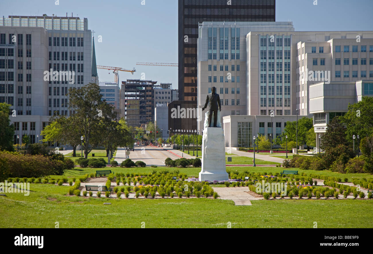 Statue de Huey Long Banque D'Images