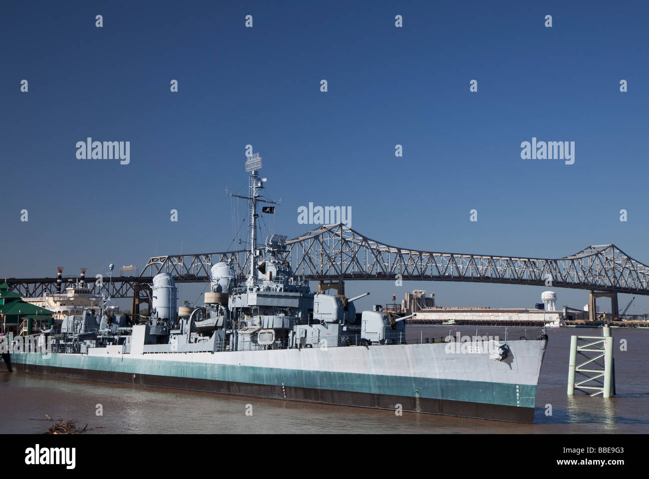 USS Kidd Banque D'Images