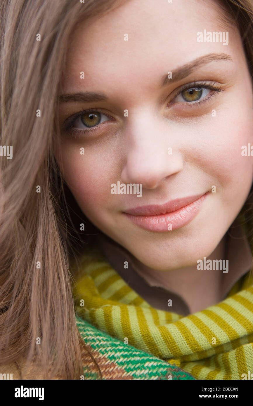 Portrait of Teenage Girl, Hillsboro, Oregon, USA Banque D'Images