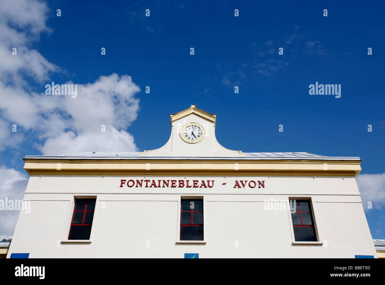 La gare, Fontainebleau, France Banque D'Images