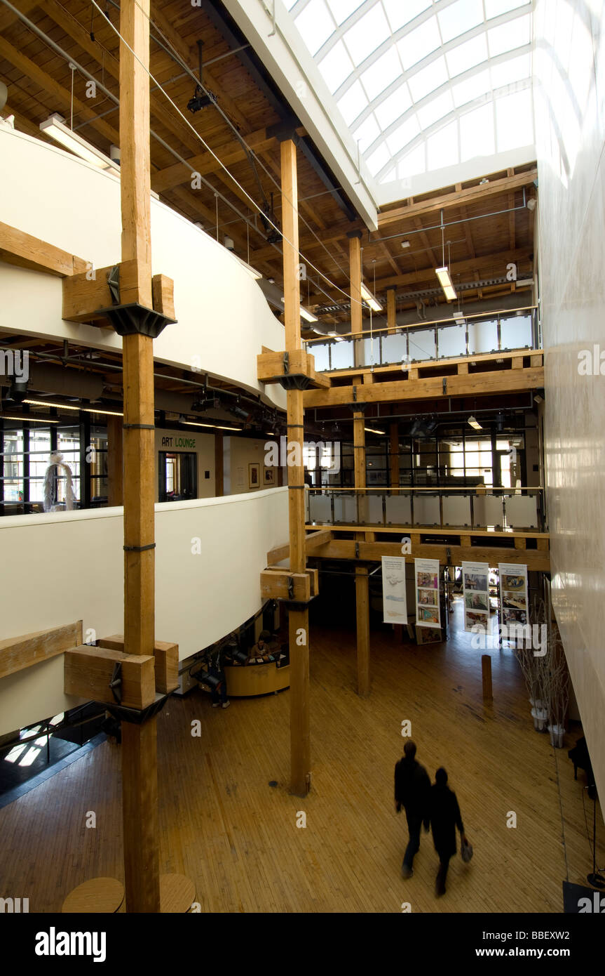 Intérieur de Plains Art Museum et Fargo, Dakota du Nord Banque D'Images