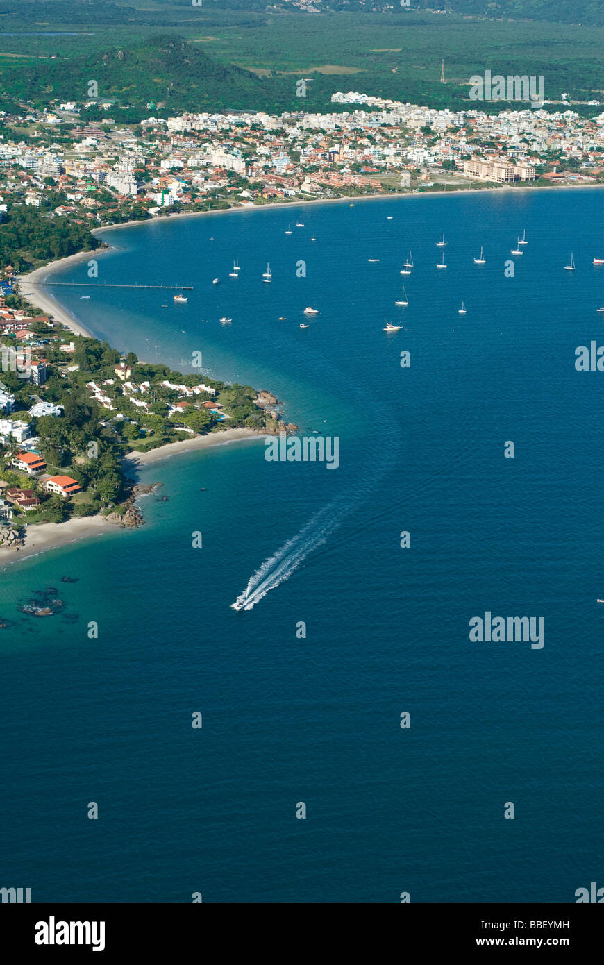 Jurere Beach, Florianopolis, Brésil Banque D'Images