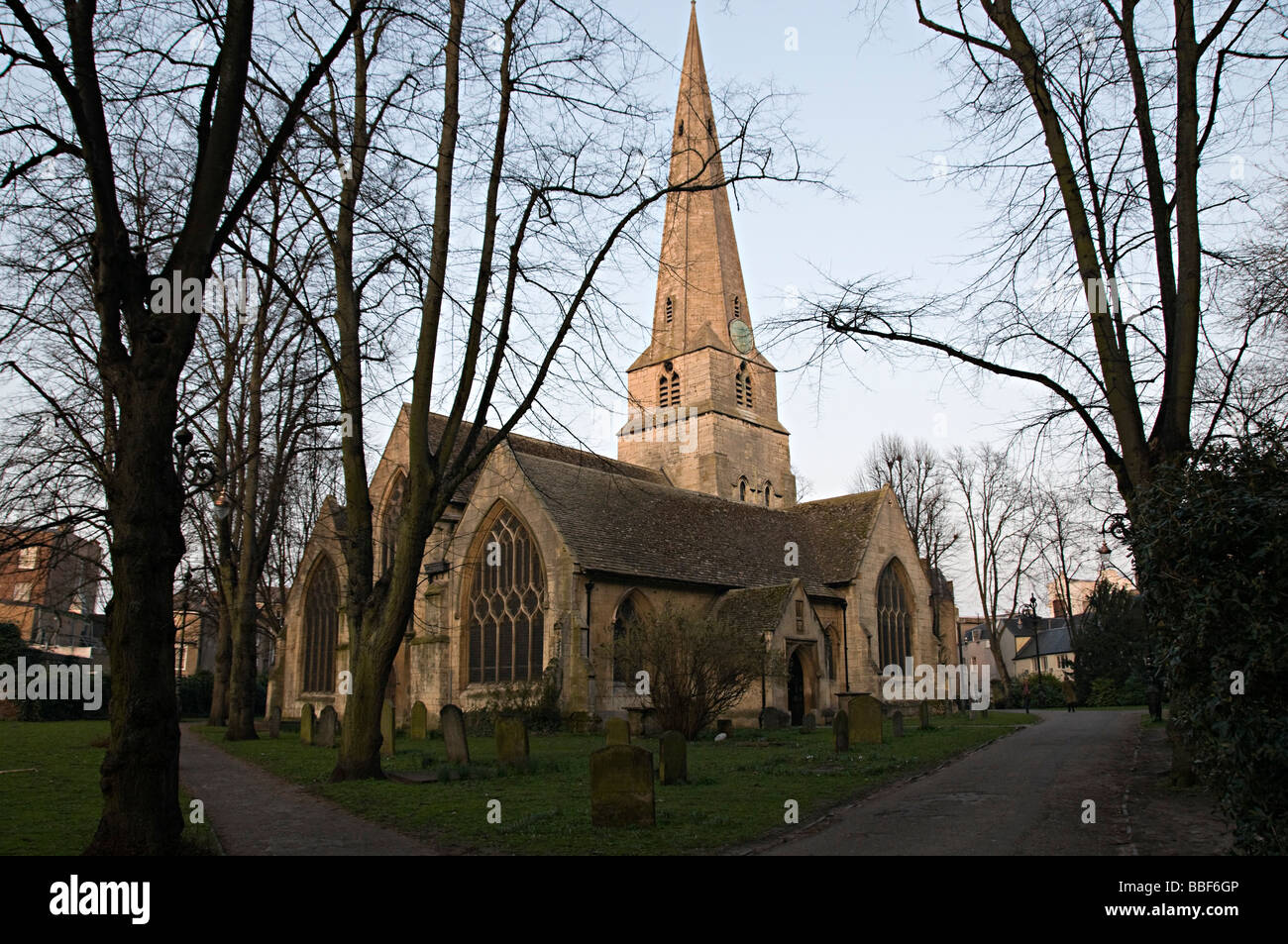 L'église St Mary Cheltenham Banque D'Images