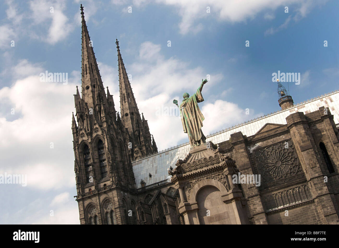 Cathédrale de Clermont Ferrand. Puy de Dôme. L'Auvergne. France Banque D'Images