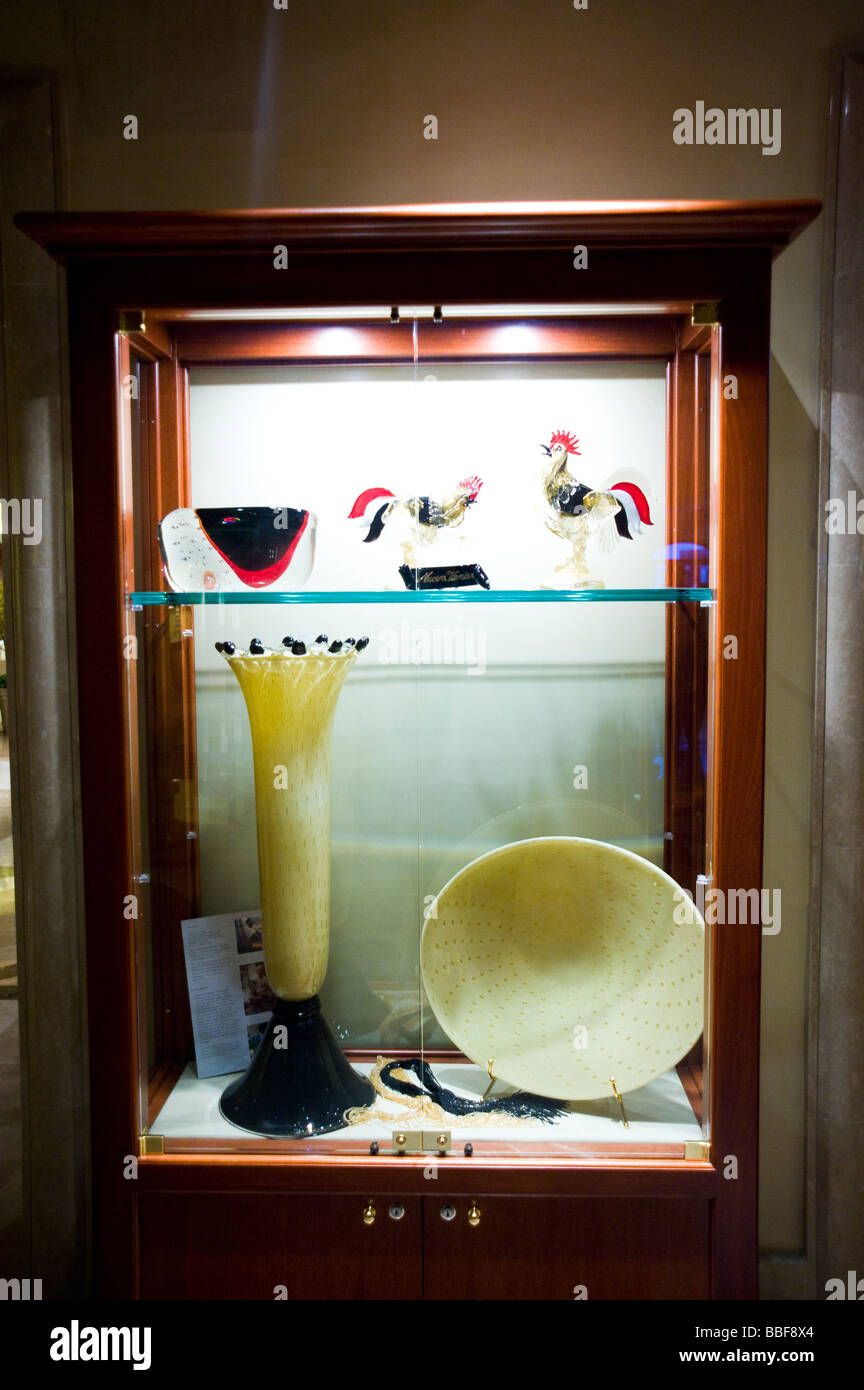 L'art du verre de Murano, Venise Banque D'Images