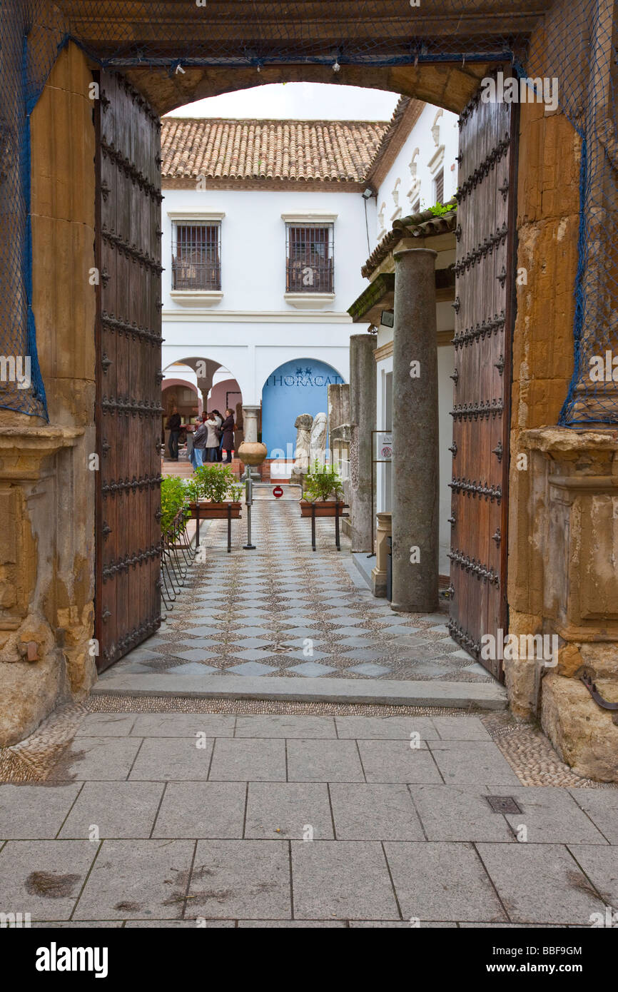 Musée Archelogical à Cordoue Espagne Banque D'Images