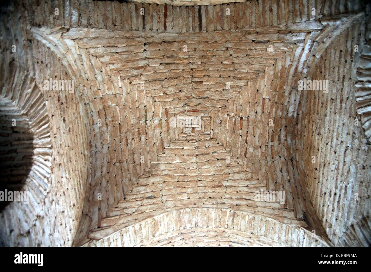 Ruines Romaines de Qasr Ibn Wardan La Syrie Banque D'Images