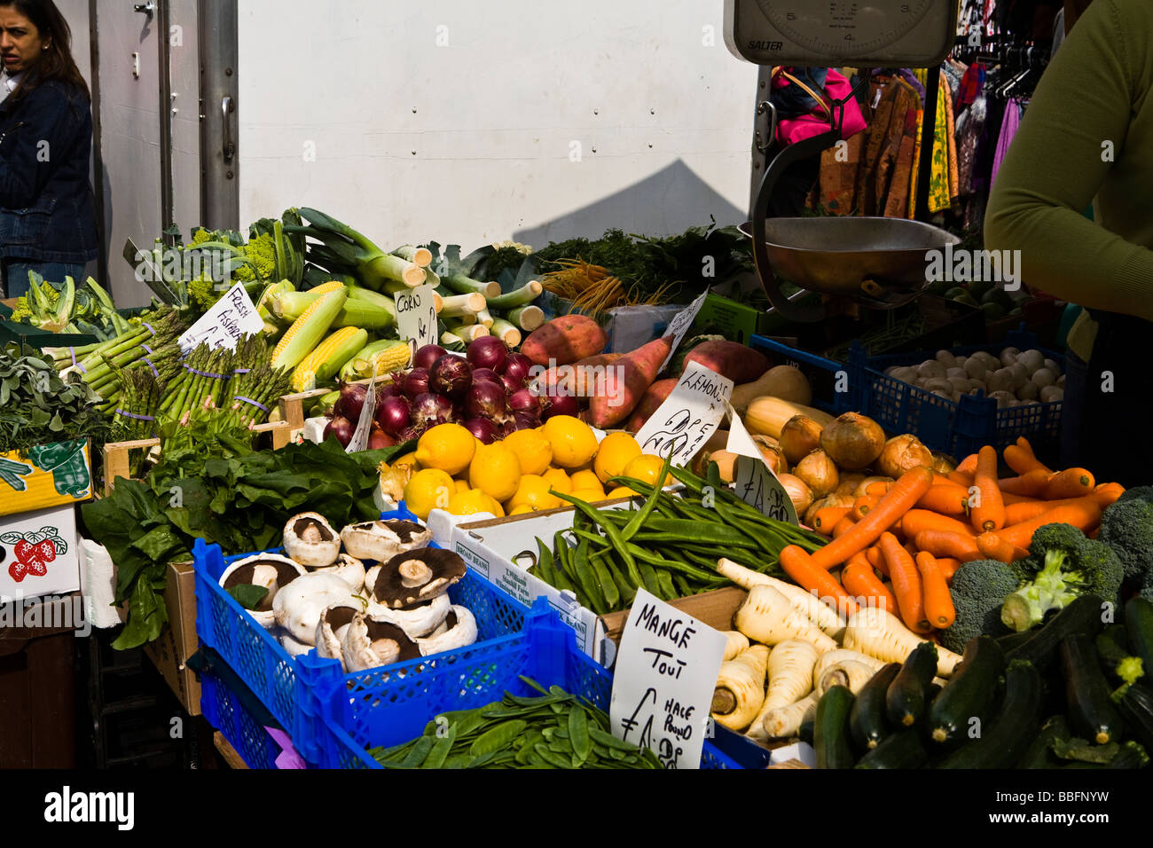 Marché de produits frais Banque D'Images