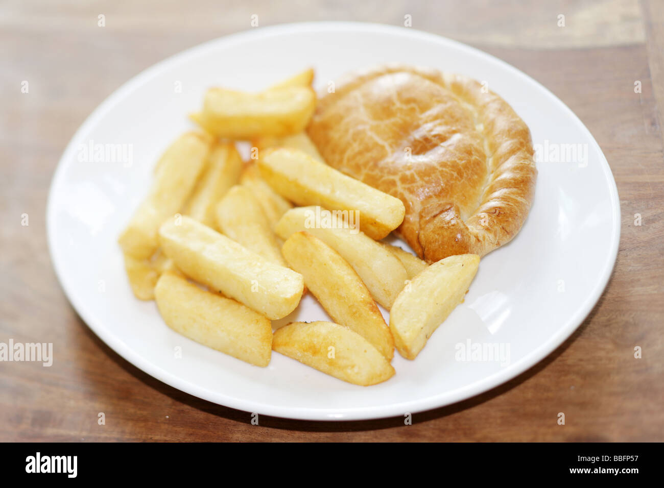 Pasty avec plaquettes Banque D'Images